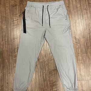 American Eagle Light Grey Hybrid Joggers Medium